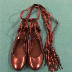 Sigerson Morrison Black Flats